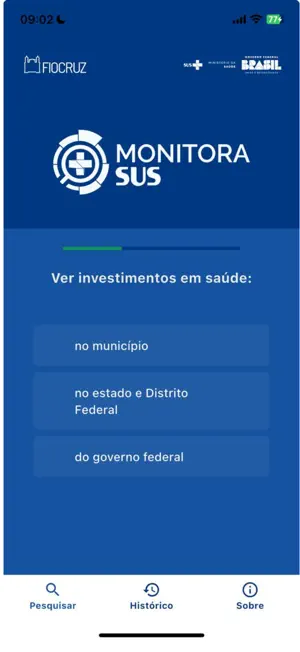 MonitoraSUS screenshot 1