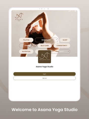 The Asana Club iPad screenshot 1