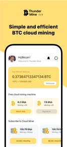 Thunder Mine:Cloud mining screenshot
