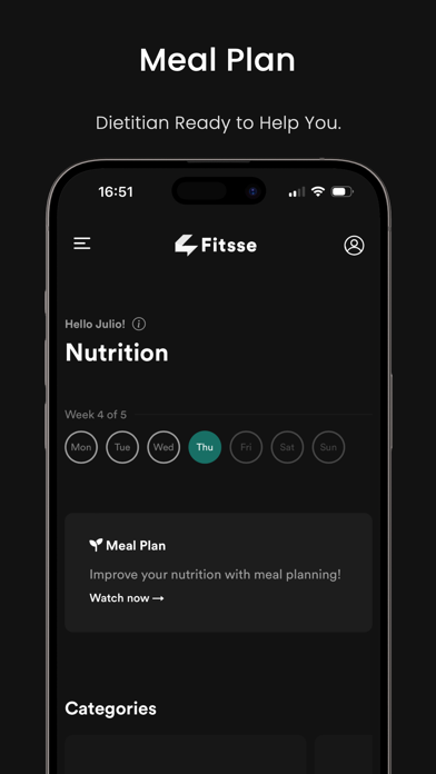 Fitsse: Workout and Nutrition Screenshot