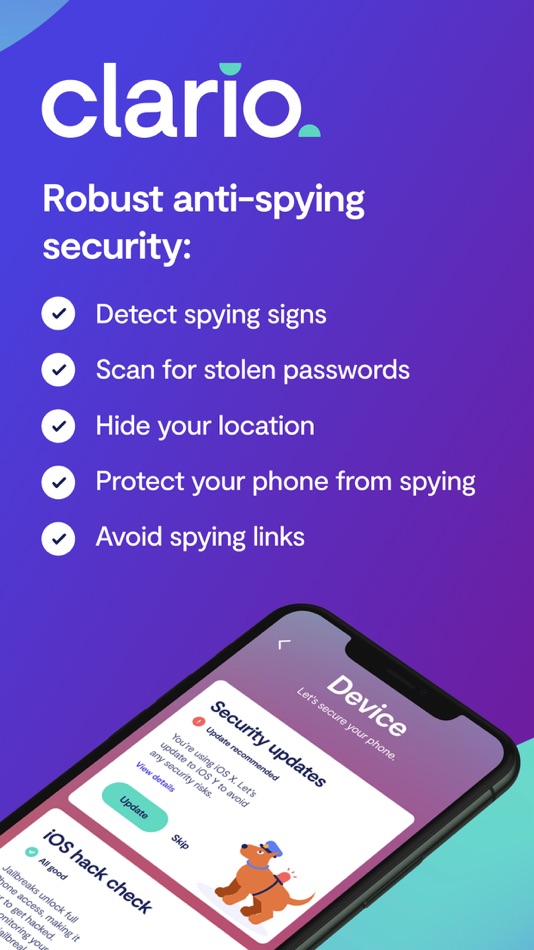 #2. Clario: Privacy & Security (iOS) 由: CLARIO TECH DMCC