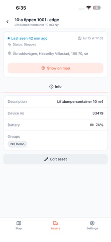 Postrack Mobile app screenshot 3