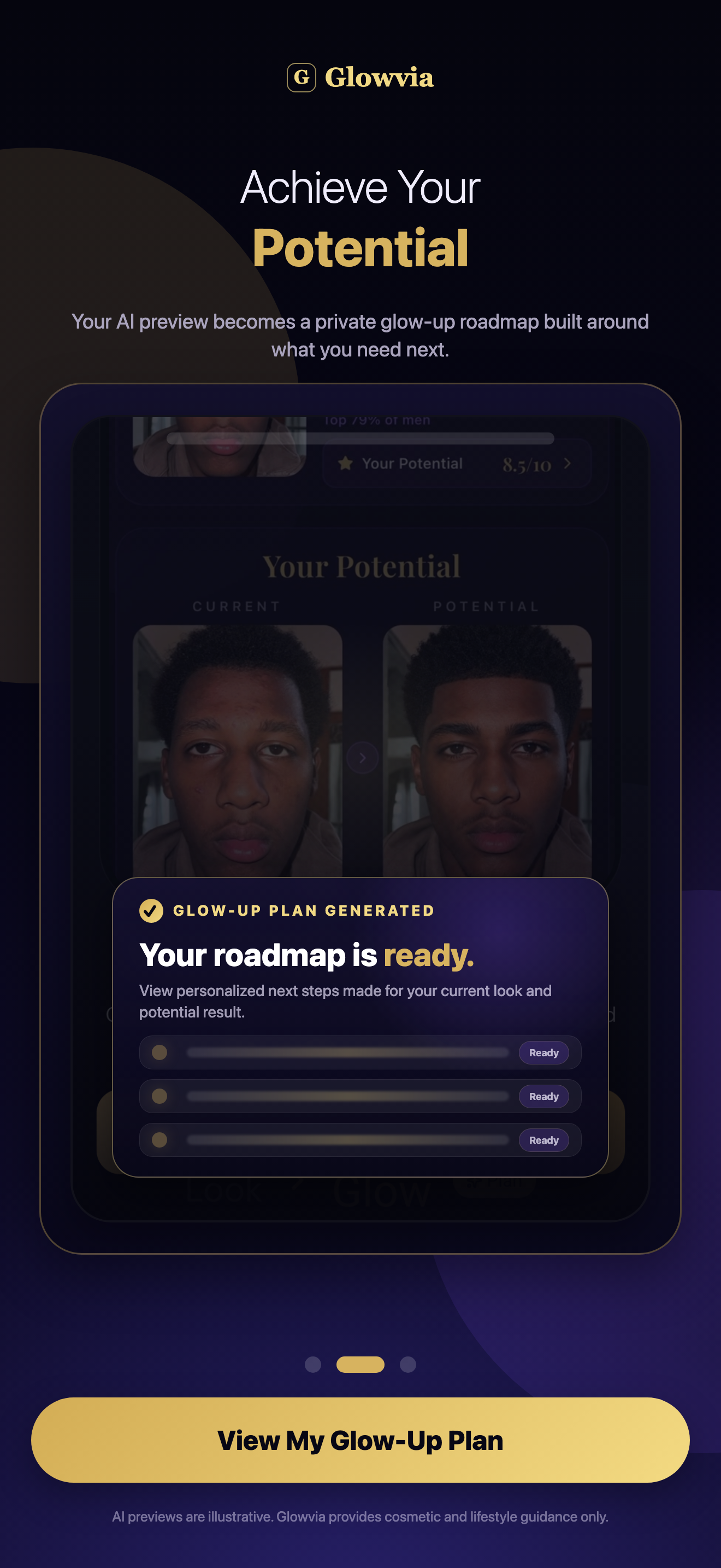 Glowvia: AI Glow Up screenshot 2