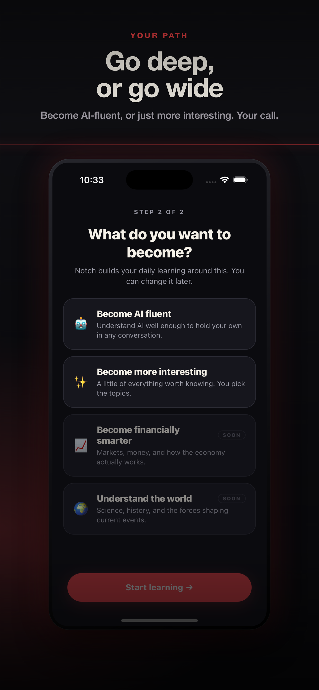 Notch: 5-Minute Daily Brief screenshot 4