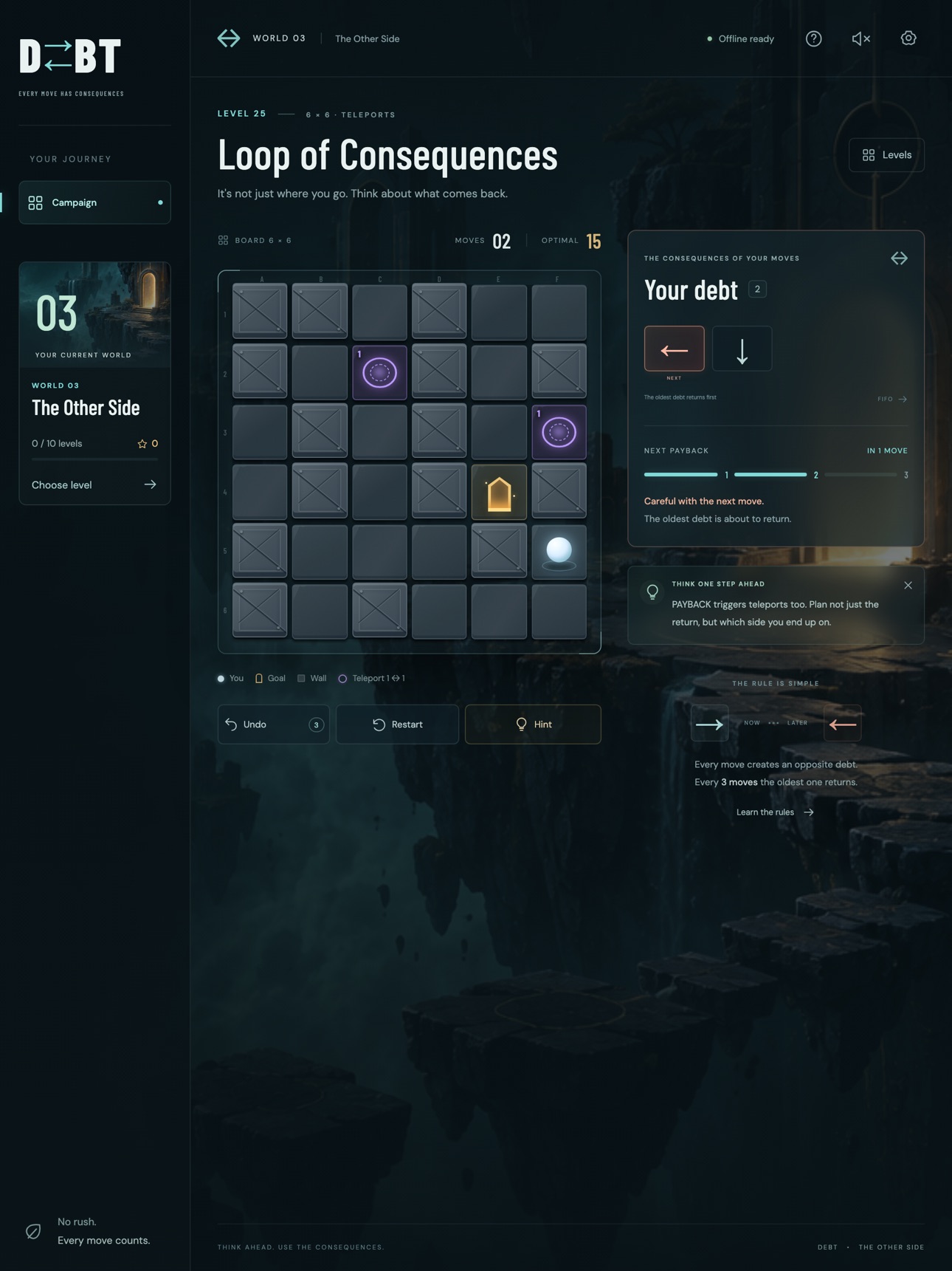 Screenshot 10 of DEBT: Every Move Returns