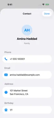 Cloude - Contacts Backup screenshot 5