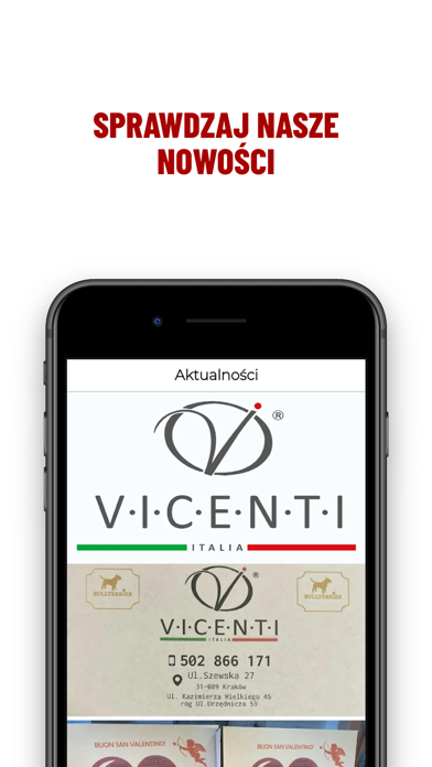 VICENTI ITALIA Screenshot