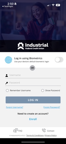 IFCU Credit Card iPhone screenshot