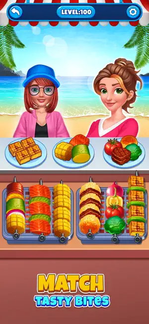 Food Sort: BBQ Skewer Puzzle screenshot 3