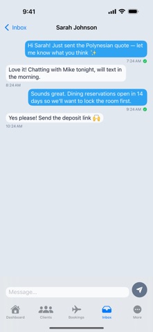 Pixie Dust CRM iPhone screenshot