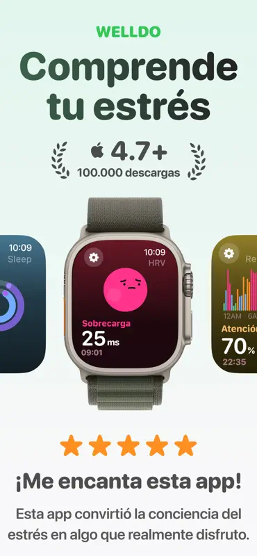 Welldo: HRV Tracker para Watch screenshot 1 of 9