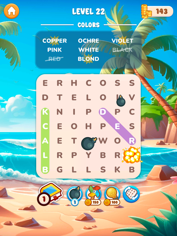 Word Search - English iPad screenshot 5 - Games app