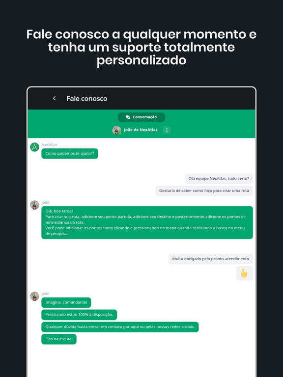 NexAtlas iPad screenshot 10 - Navigation app