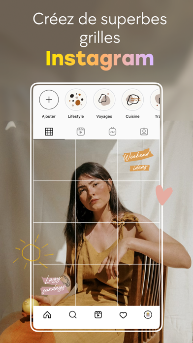 Screenshot #1 pour GRIDS: Layout for Instagram