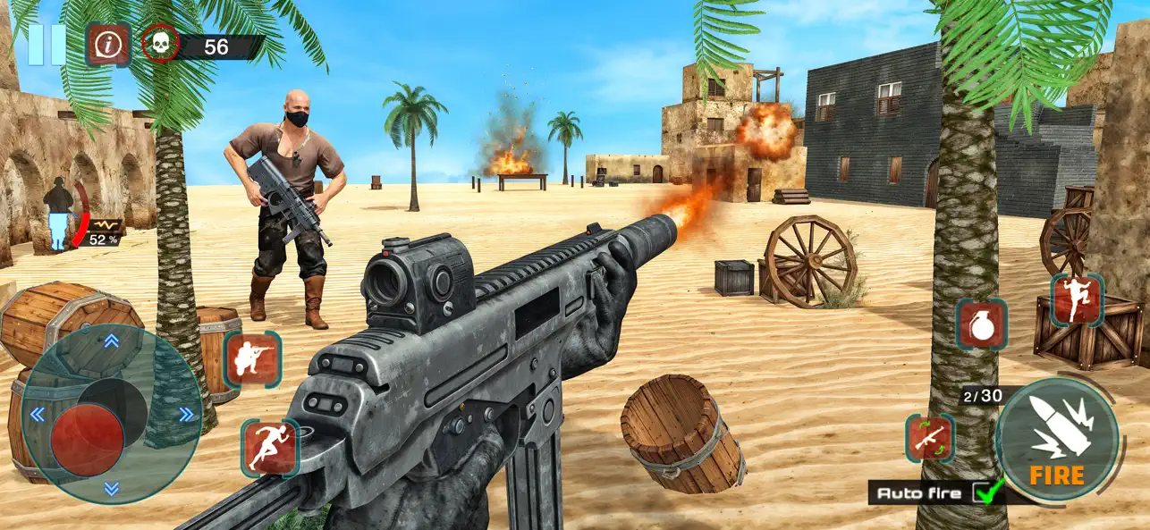 Screenshot #2 pour Jeu de tir FPS moderne