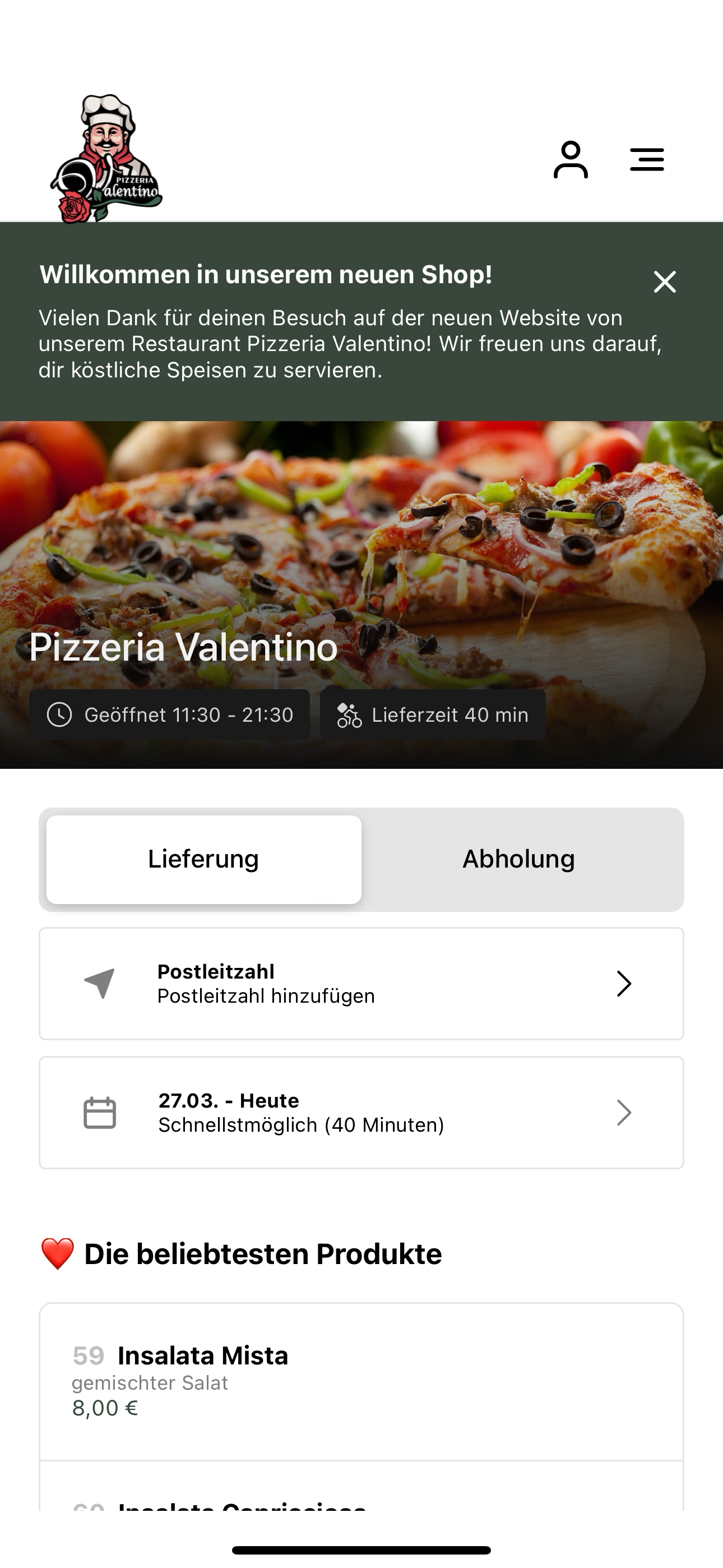 Pizzeria Valentino Viersen