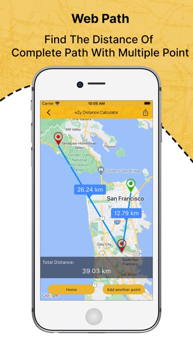 eZy Distance Calculator Screenshot