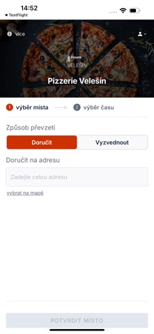 Pizzerie Velešín screenshot