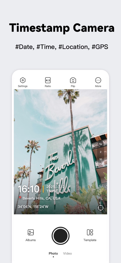 Timestamp Camera - Timemark - Photo & Video App | MWM