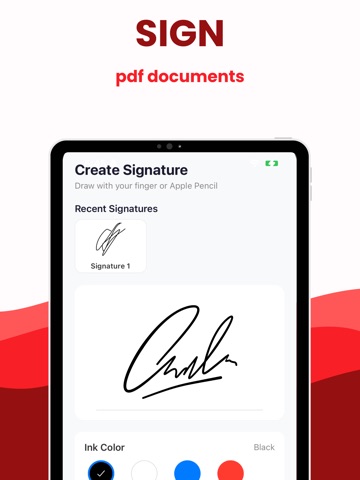 Write on PDF: Print to PDF iPad screenshot