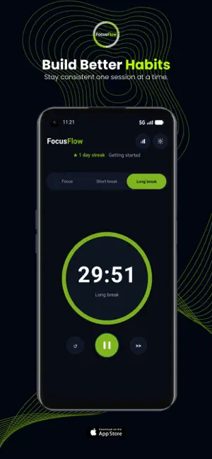 FocusFlow – Pomodoro Timer screenshot 3