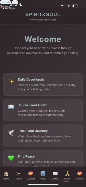 Spirit&Soul - Faith Journal screenshot 1