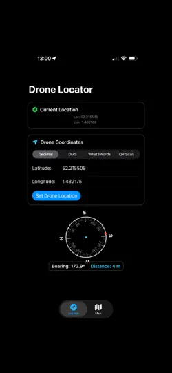 Drone Locator iPhone Ekran Görüntüsü 1