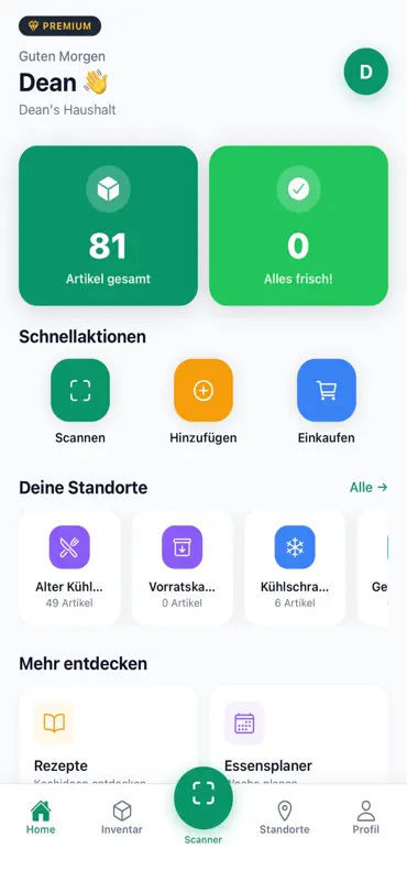 VorratsApp screenshot 1 of 10