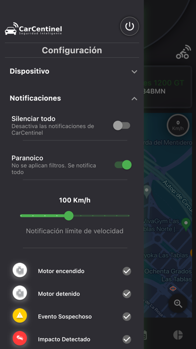 CarCentinel + Screenshot