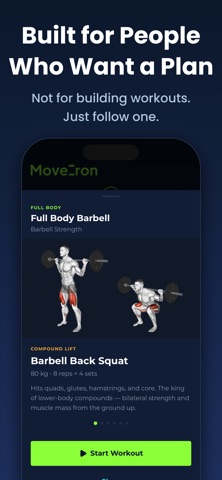 MoveIron: Workout Progression screenshot