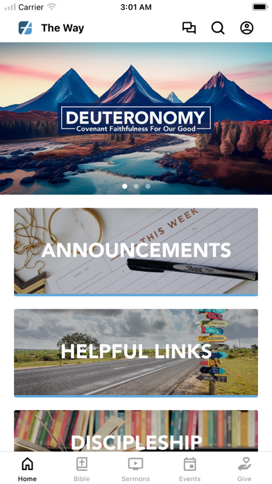 The Way SGF iPhone screenshot 1 - Education app