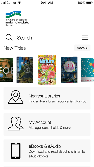 Matamata Piako Libraries Screenshot