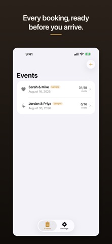 Shotlist — Wedding Shot List Screenshot 4 of 6