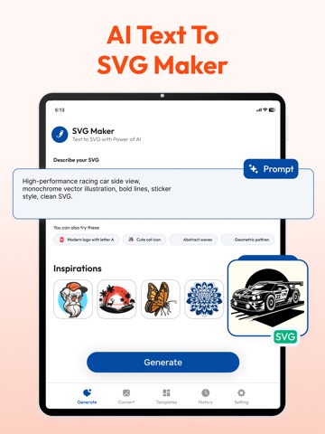 AI SVG Converter : Inkscape iPad screenshot