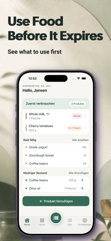 Vorrat: Pantry Tracker iPhone screenshot