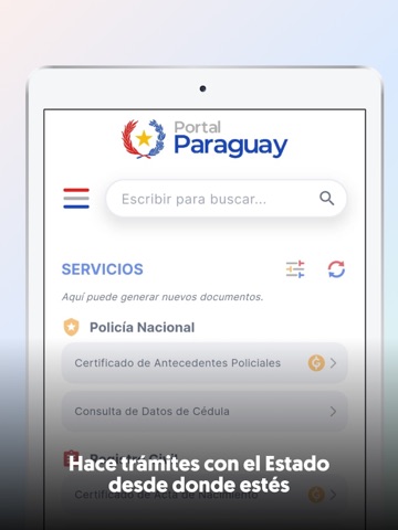 PortalParaguay iPad screenshot 2