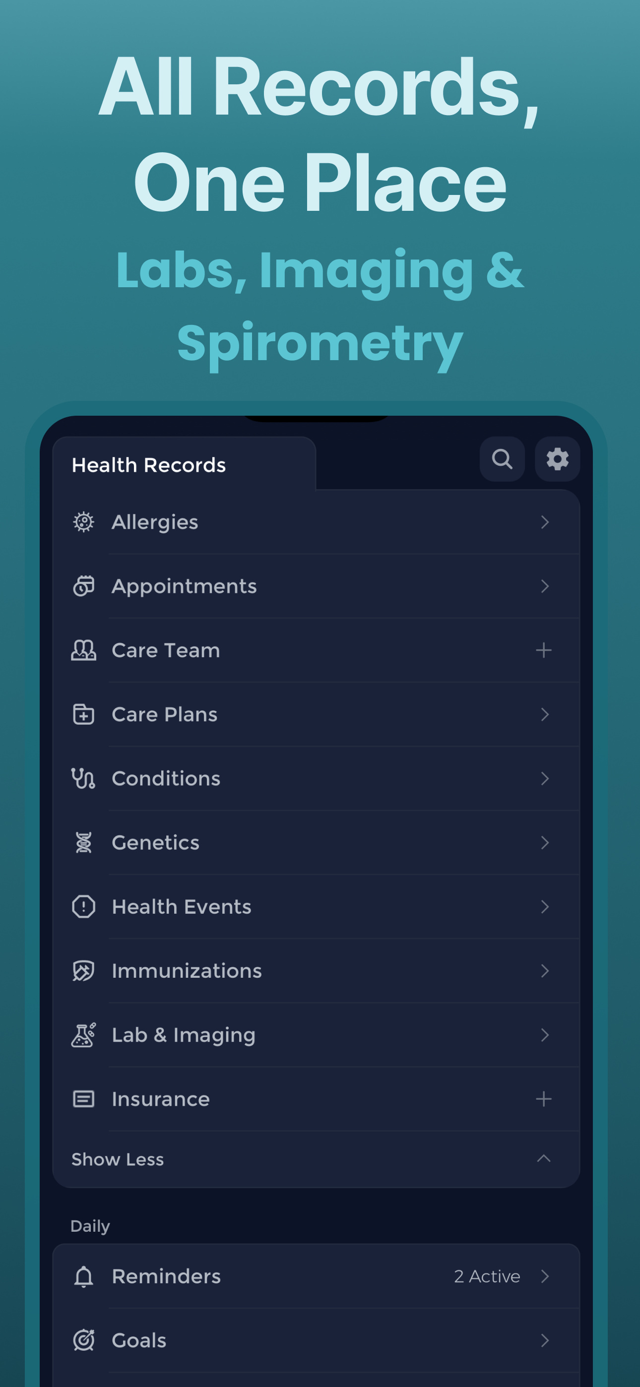 COPD Tracker screenshot 8