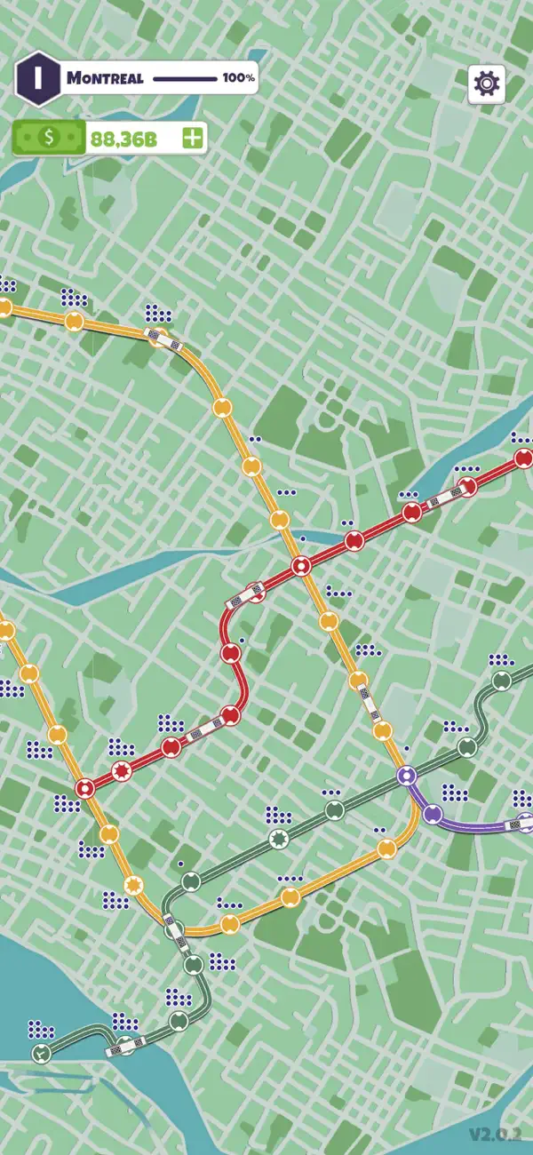 Screenshot #2 pour Subway Connect: Idle Metro Map
