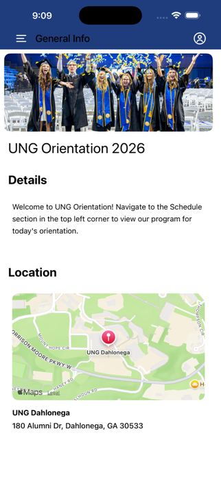 UNG Orientation Screenshot 1 of 3
