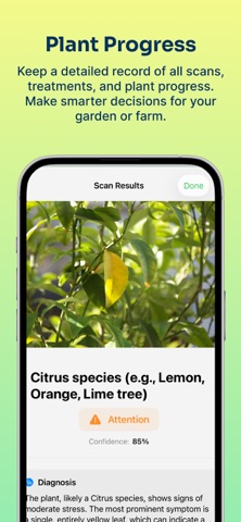 AI Plant Health Scanner iPhone screenshot