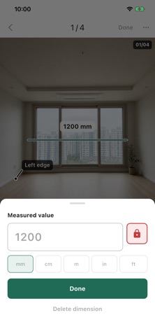 MeasureSend: Site Dimensions iPhone screenshot