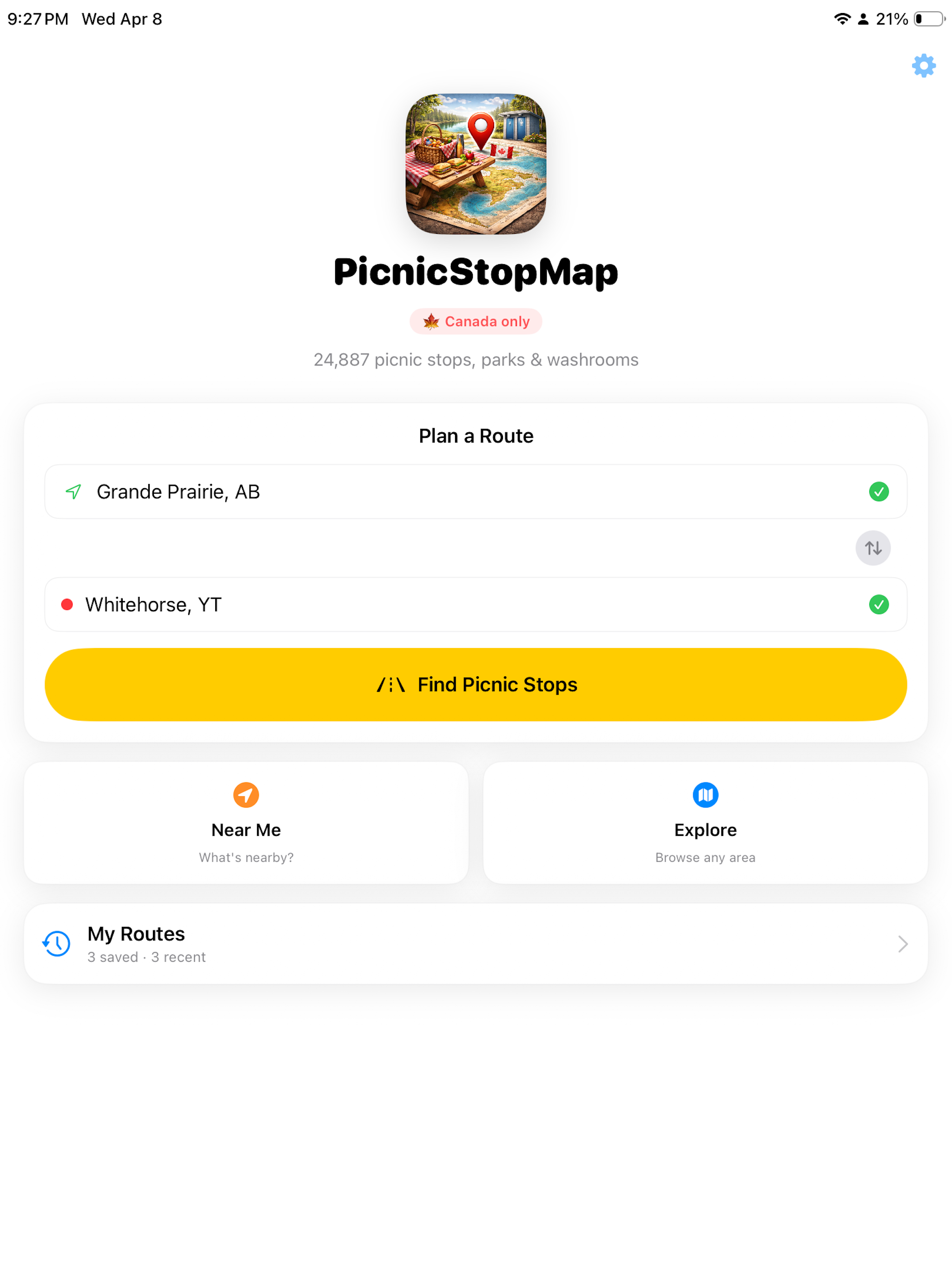 PicnicStopMap screenshot 11