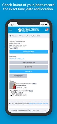 One World Staffing AU screenshot