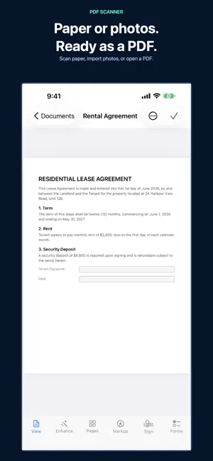 PDF Scanner: Scan Sign OCR screenshot 1