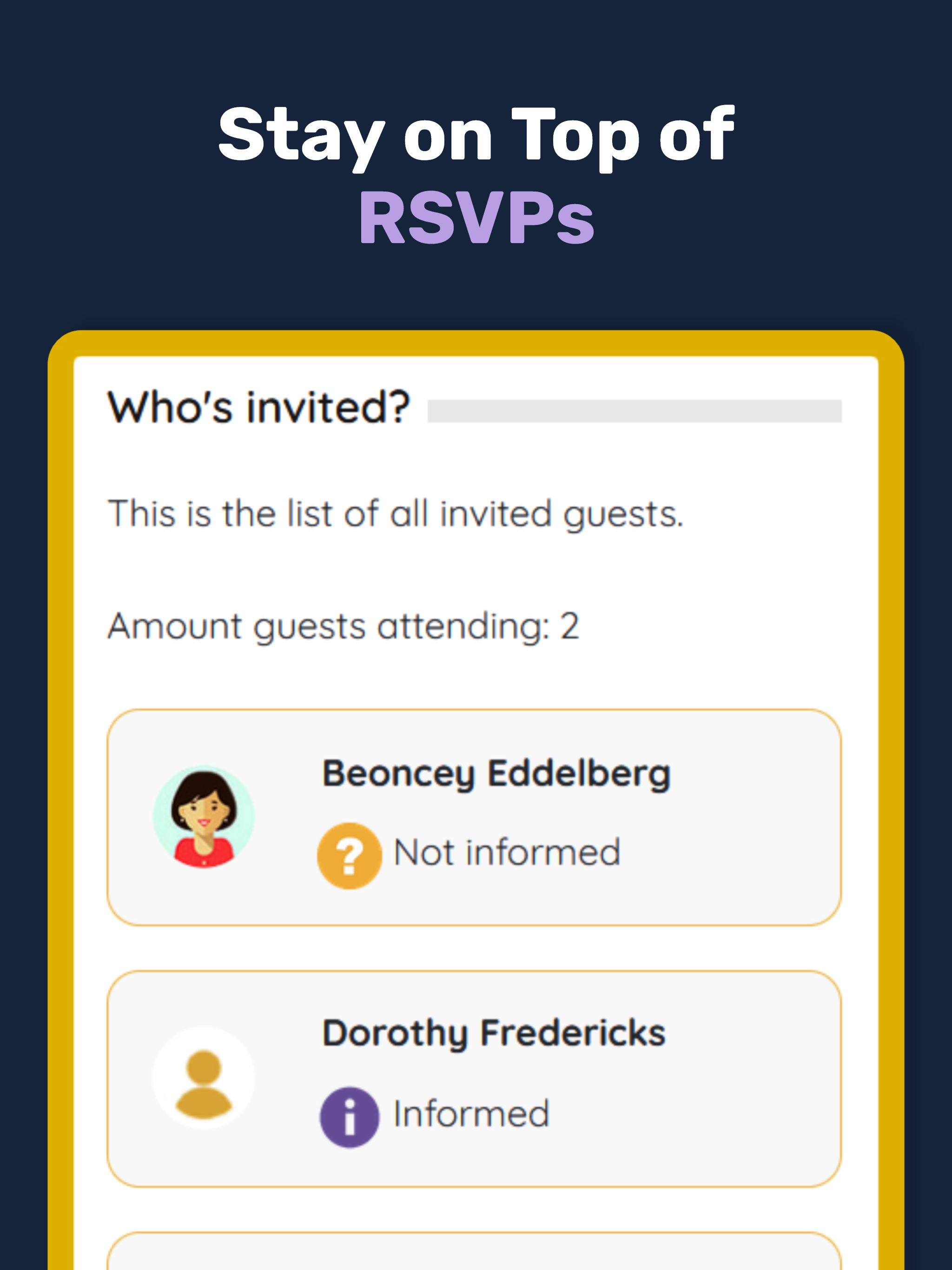Joynly Reunion Planner