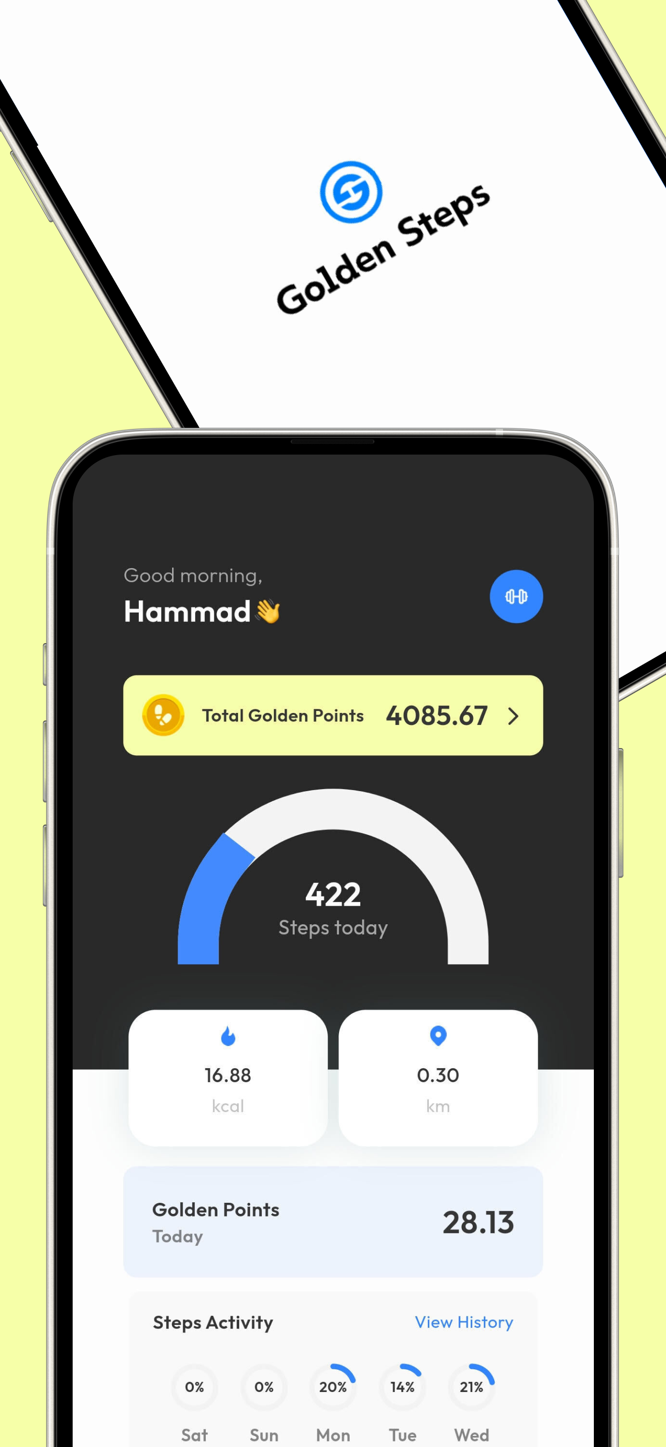 Golden Steps - Walk & Earn