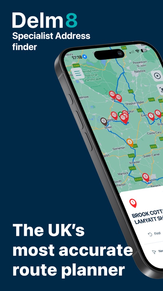 #1. Delm8 City Navigation, Maps UK (iOS) 게시자: Delmate LTD