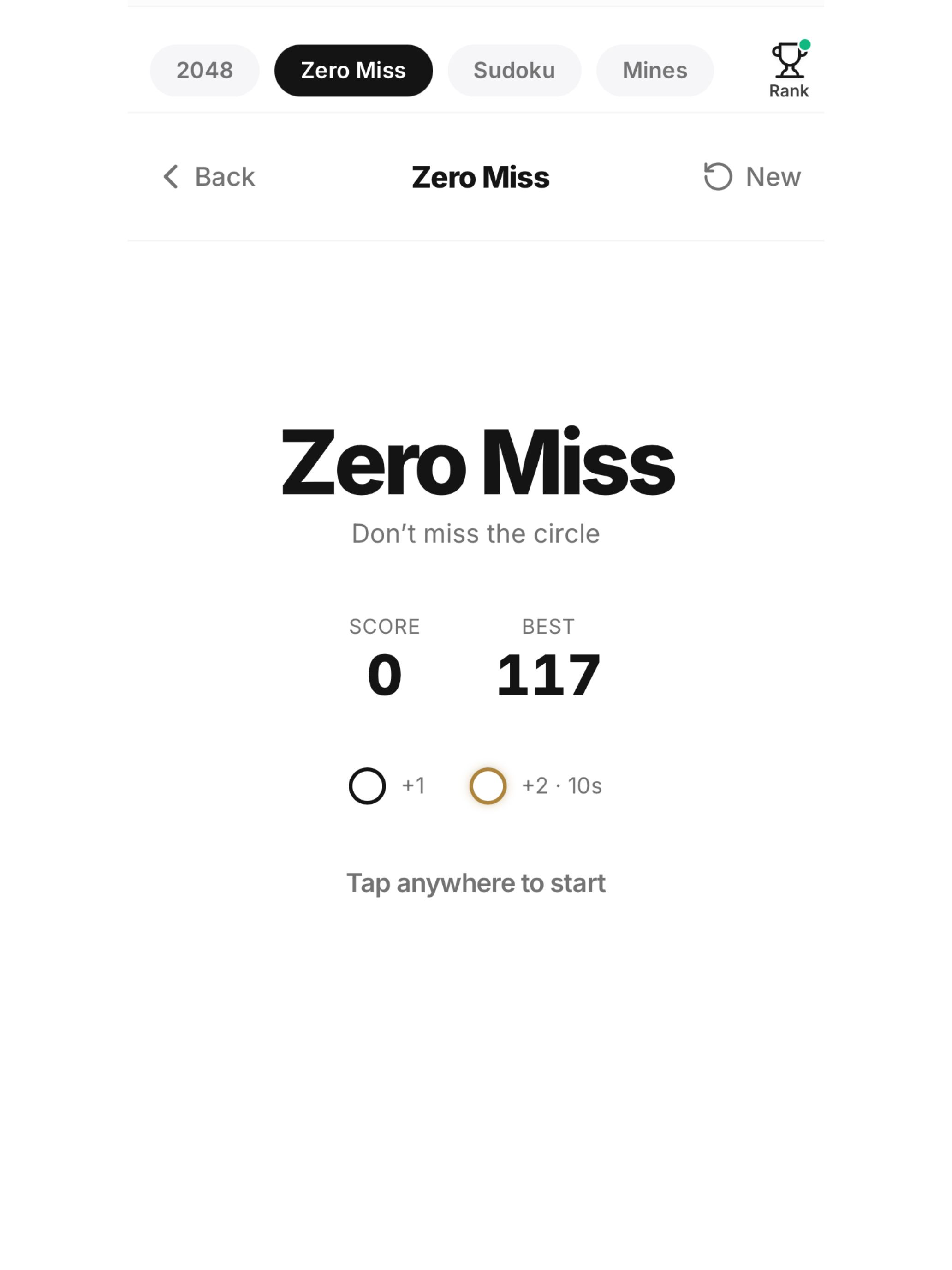 Mono Number Games