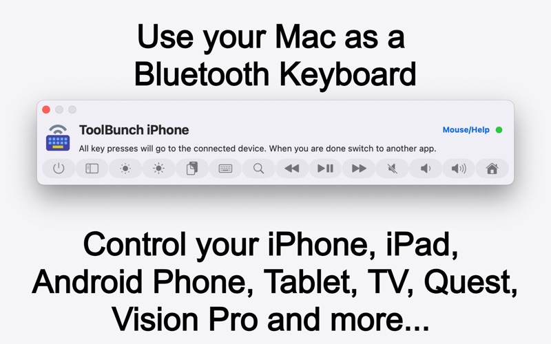 Screenshot #2 pour KeyPad - Bluetooth Keyboard