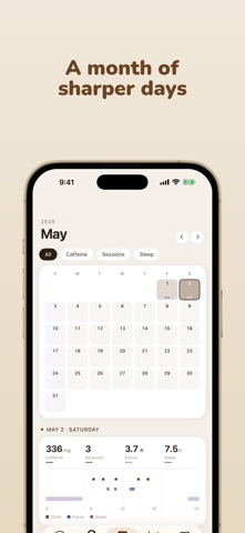 Caffeine Tracker: Coffee Log iPhone screenshot